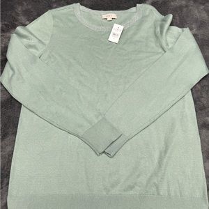New Loft Women’s Medium Thin Sweater!  Light green in color.